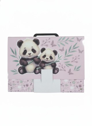 Teczka z szerokim grzbietem na klips Panda A4 różne Derform (TRGPA11)