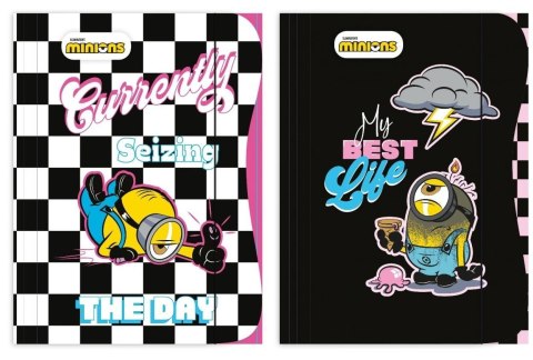 Teczka kartonowa na gumkę Minionki A4 mix 270g Beniamin (62509)