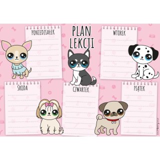 Plan lekcji Pieski Henry (5907465668835)