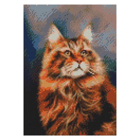 Zestaw kreatywny Diamentowa mozaika 30x40cm Kot Flamingo Line (TGD72734)
