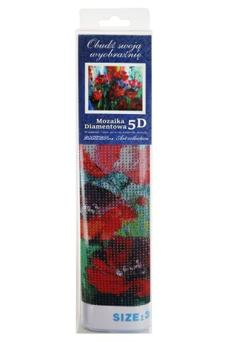 Zestaw kreatywny Diamentowa mozaika 30x40cm Maki Flamingo (TBS01884-2)