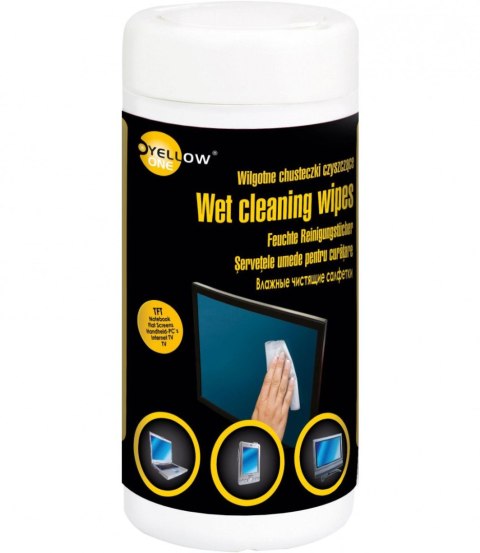 Chusteczki do ekranów 100 szt Yellow One (125-1034)