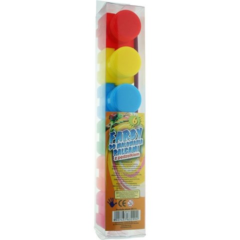 Farba do malowania palcami 20ml 6 kolor. Titanum (1151)
