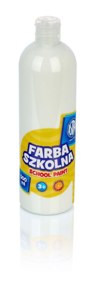 Farby plakatowe kolor: biała 500ml 1 kolor. Astra