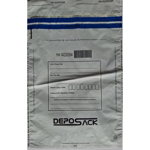 Koperta bezpieczna C3 deposack C3 biała [mm:] 330x475 A&G Koperty (2340) 100 sztuk