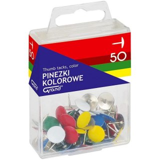 Pinezki kolor: mix 50 szt Grand (110-1115)