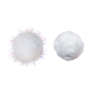 Pompony Craft-Fun Series biały 85 szt Titanum (282994)