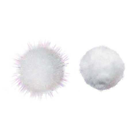 Pompony Craft-Fun Series biały 85 szt Titanum (282994)