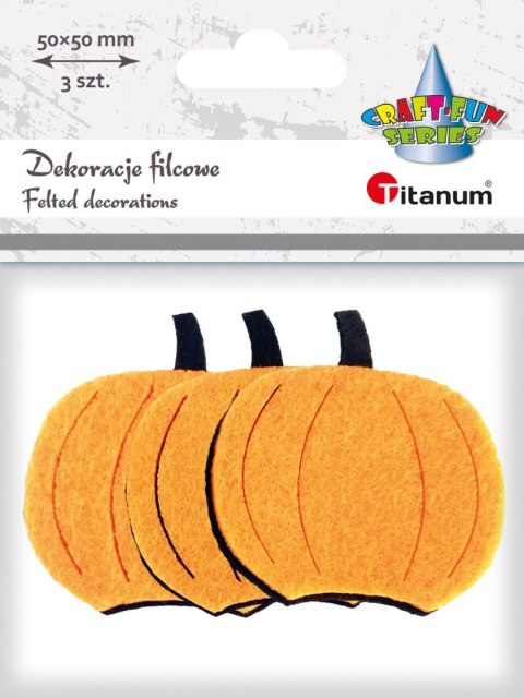 Pompony Craft-Fun Series brązowy 120 szt Titanum (0126B)