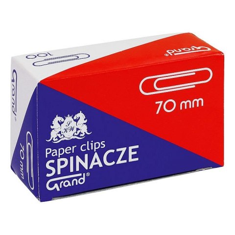 Spinacze okrągły 70mm 50 szt Grand