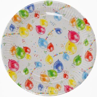 Talerz jednorazowy papier śr. 22mm 8 szt Pol-mak