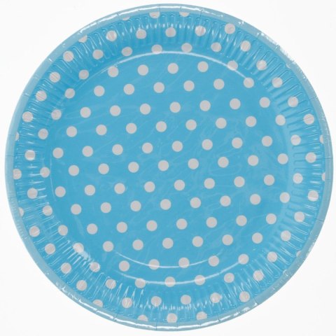 Talerz jednorazowy papier śr. 22mm 8 szt Pol-mak