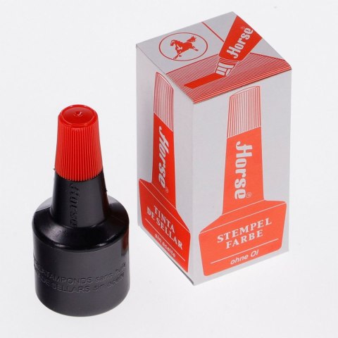 Tusz do stempli kolor: czerwony 28ml Horse (140-1049)