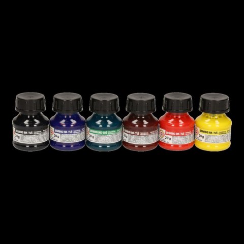 Tusz kreślarski MIX KOLORÓW kolor: mix 20ml Koh-I-Noor