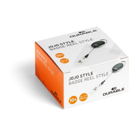 Wąsy do skoroszytów CZARNY metal kolor: czarny 10 szt Durable (832401)