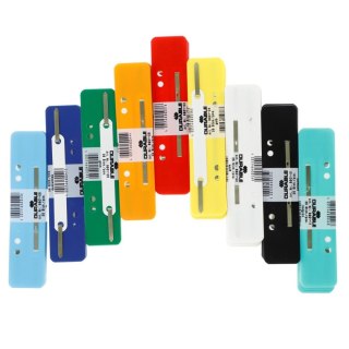 Wąsy do skoroszytów plastik kolor: mix 25 szt Durable (6901)