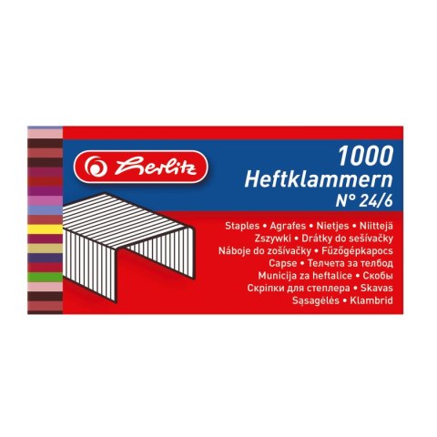Zszywki 24/6 8760514 1000 szt Herlitz (300000606)