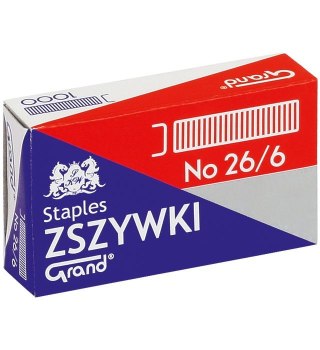 Zszywki 26/6 1000 szt Grand (110-1390)