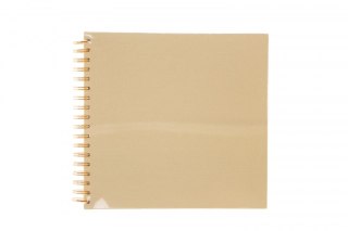 Album tradycyjny do zdobienia BEŻOWY - faktura płótna, 245x230mm Galeria Papieru (256031)