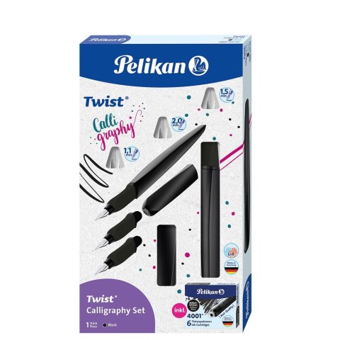 Pióro do kaligrafii Do Kaligrafii Twist black Pelikan (300010124)
