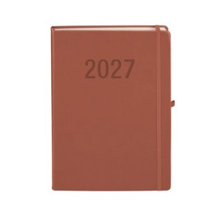 Kalendarz książkowy (terminarz) 2027 MEMOFIX dziennyy A4 Antra (mocha mouse)