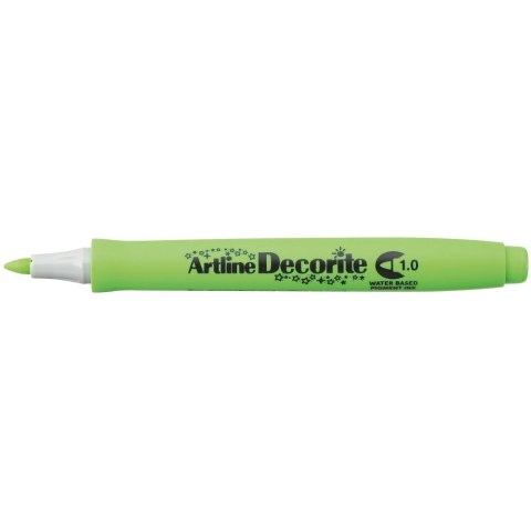 Marker permanentny decorite wkład zielony 1,0mm pędzelek końcówka Artline (AR-033 4 6)