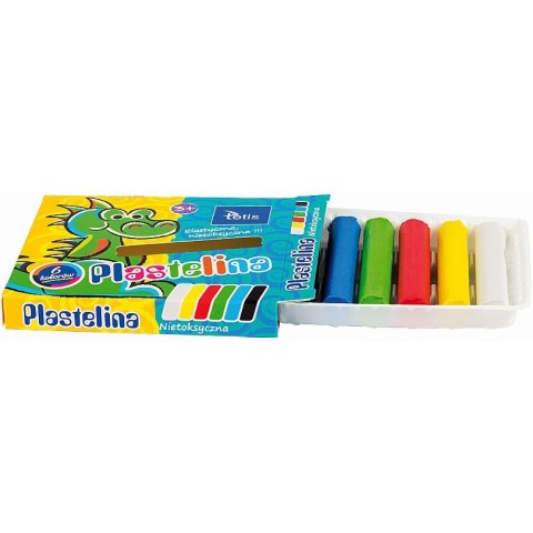 Plastelina 6 kol. mix 15g Tetis (KP001-A)