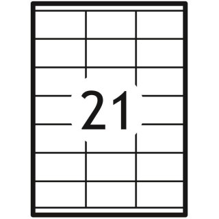 Etykieta samoprzylepna A4 biały [mm:] 70x41 Grand (015)