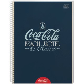 Kołozeszyt (kołonotatnik) A4 COCA COLA Soft Touch 80k. 70g krata Interdruk
