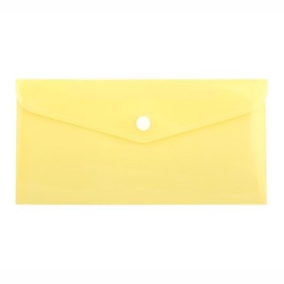 Teczka plastikowa na zatrzask Pastel DL żółty Biurfol (TKP-DL-03)