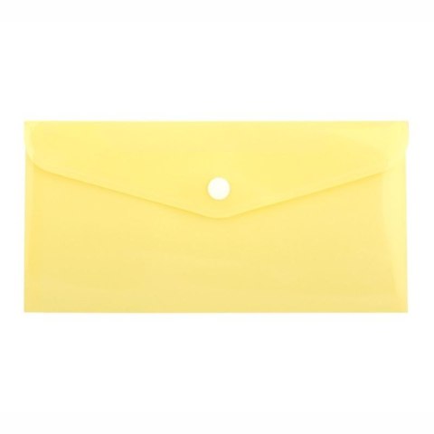 Teczka plastikowa na zatrzask Pastel DL żółty Biurfol (TKP-DL-03)
