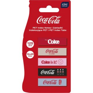 Zakładki indeksujące COCA COLA ołówki+ gumka+temp.metalowa Interdruk