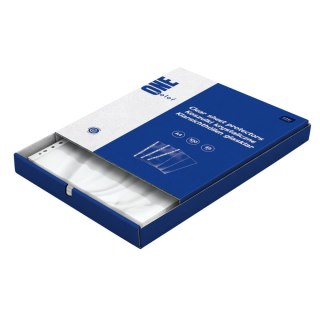 Koszulki na dokumenty ONE COLOR 100 szt A4 45 mic krystaliczna A4 kolor: transparentna typu U 45 mic. Interdruk (ZEA432K#PS)