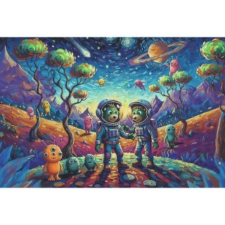 Puzzle Trefliki Kosmiczne fantazje Trefl (16562)