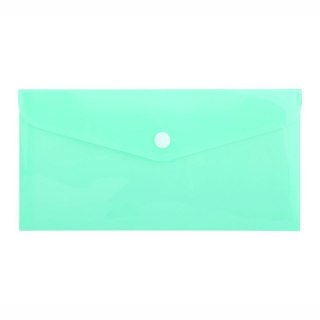 Teczka plastikowa na zatrzask Pastel DL zielony Biurfol (TKP-DL-04)