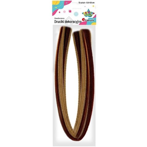 Drucik Craft-Fun Series kreatywny kolor: brązowy 500mm 15 szt Titanum (109 20 010)