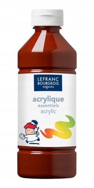 Farba akrylowa 500 ml brązowa
