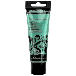 Farba akrylowa Perłowy kolor: zielony 75ml Flamingo Line (119)
