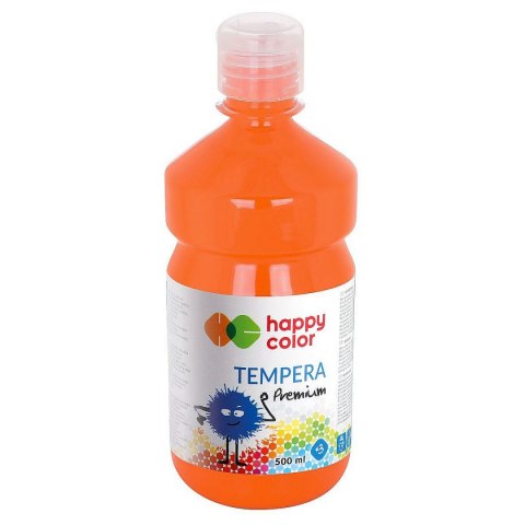 Farba tempera kolor: pomarańczowy 500ml 1 kolor. Happy Color (HA 3310 0500-42)