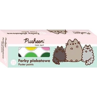Farby plakatowe Pusheen 12k 20ml kolor: mix 20ml 12 kolor. St.Right (5903235658006)