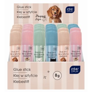 Klej w sztyfcie PUPPY SIGN 8g Interdruk (12 sztuki)