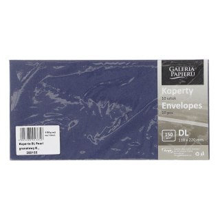 Koperta DL pearl granat granatowa [mm:] 110x220 (280155) 10 sztuk