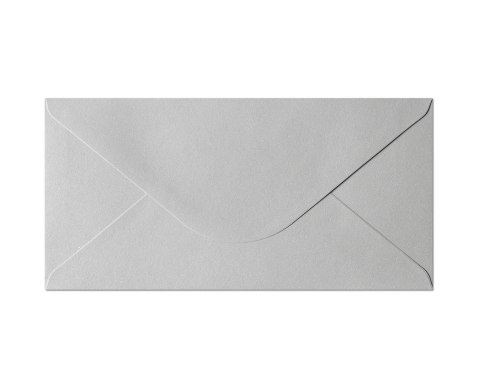 Koperta DL pearl k 150 srebrna [mm:] 110x220 Galeria Papieru (280166) 10 sztuk