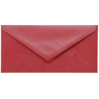 Koperta DL red love DL czerwona Logos 50 sztuk