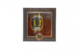 Kubek wielokrotnego użytku GOLD-40 urodziny 400ml Pan Dragon (5901854985541)