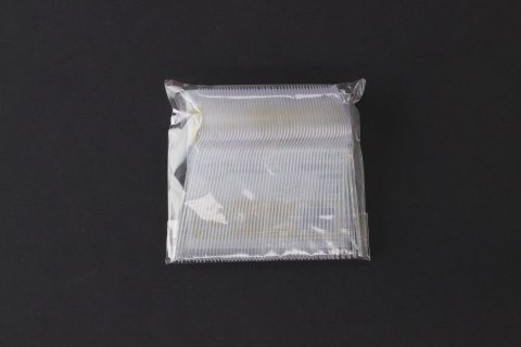 Łyżeczka wielokrotnego użytku transparętna wielkokrotnego uzytku plastikowa 50 szt (nd)