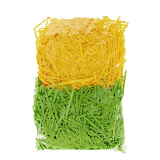 Rafia zielony/żółty 30g Craft With Fun (555382)