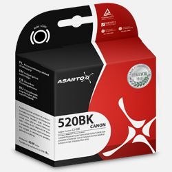 Tusz (cartridge) alternatywny Canon PGI520BK czarny 19,4ml Asarto (AS-C520BK)