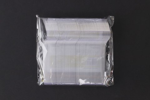 Widelec wielokrotnego użytku przeźroczysty wielokrotnego użytku 50 szt (nd)