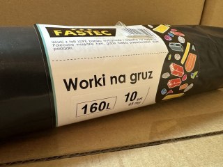 Worki na gruz 160l kolor: czarny 160L 10 szt My Fastec
